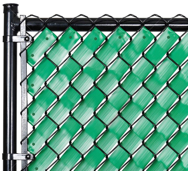 Maschendrahtzaun Sichtschutz PE-Klebeband + Knopf + Locher