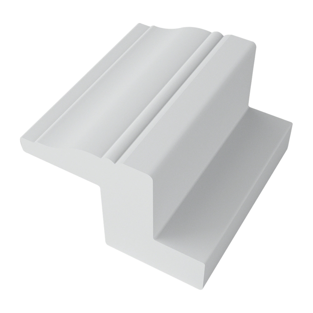 Mousse de volet externe en pvc, vente directe d'usine, petit cadre classique en z de 2 pouces