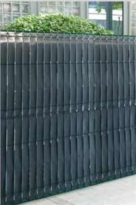 Lattes d'intimit&eacute; en PVC de 4,7 cm x 60 m + 100 clips - 630 g/m&sup2; ou 50 g/m&sup2;